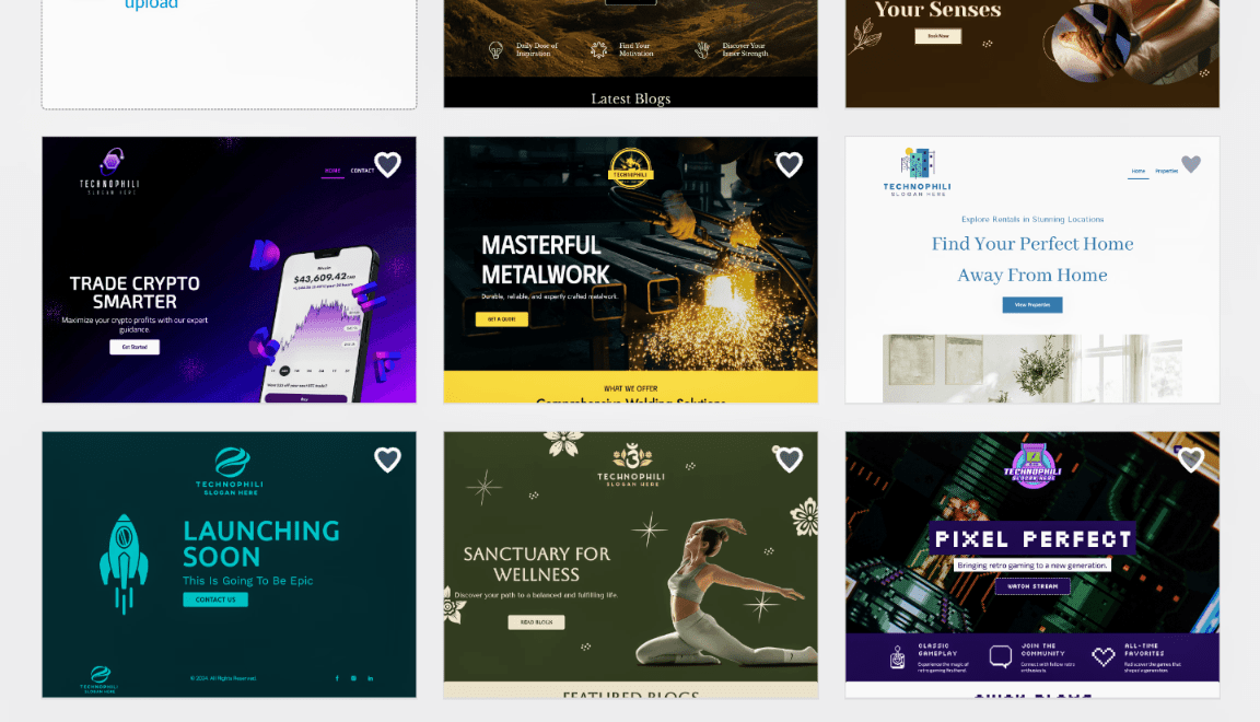 Website created by Brandcrowd